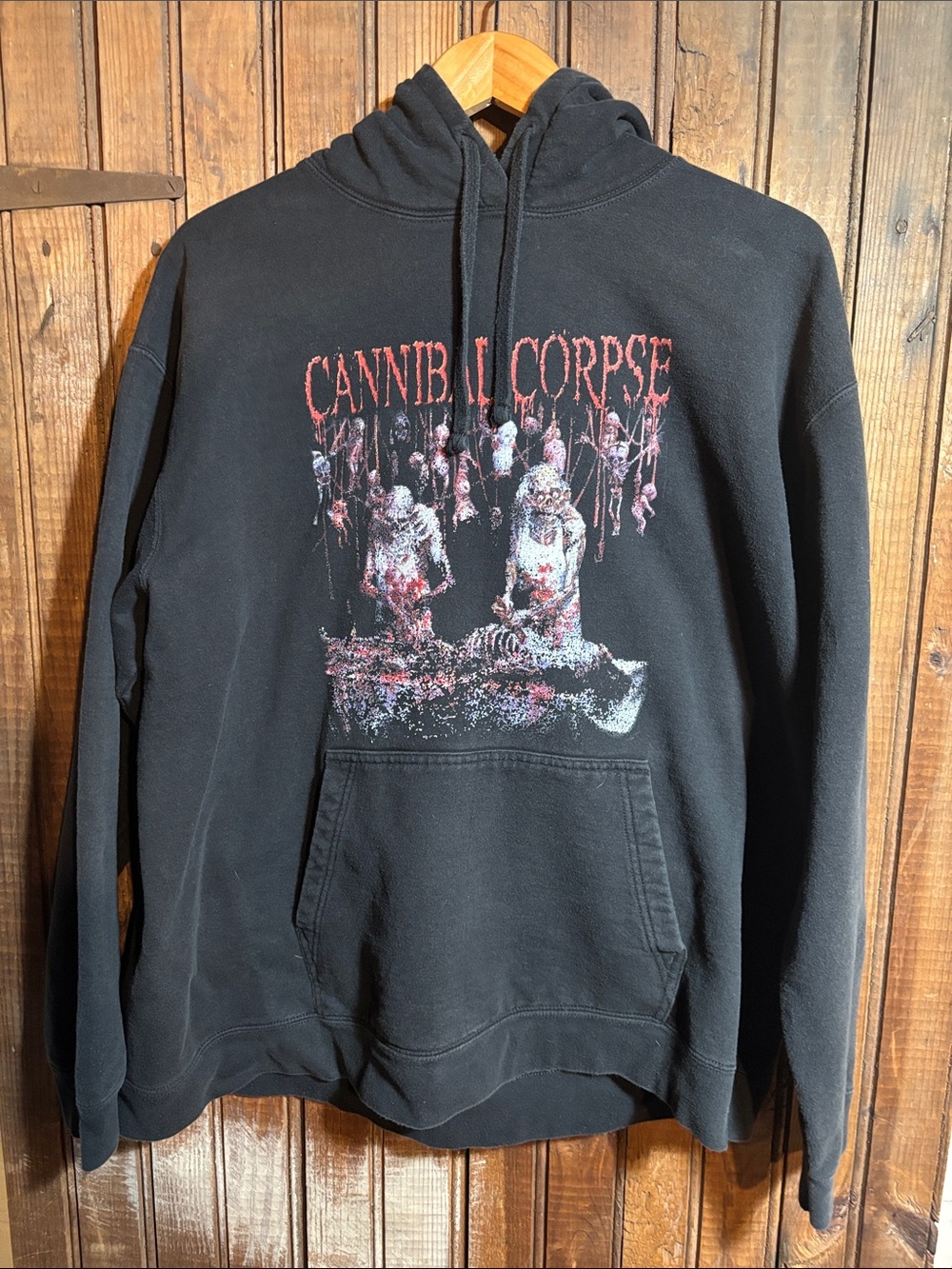 Perfectly Faded Cannibal Corpse Black Hoodie